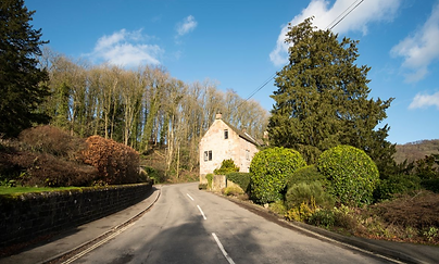 Image of house on a country lane exterior
