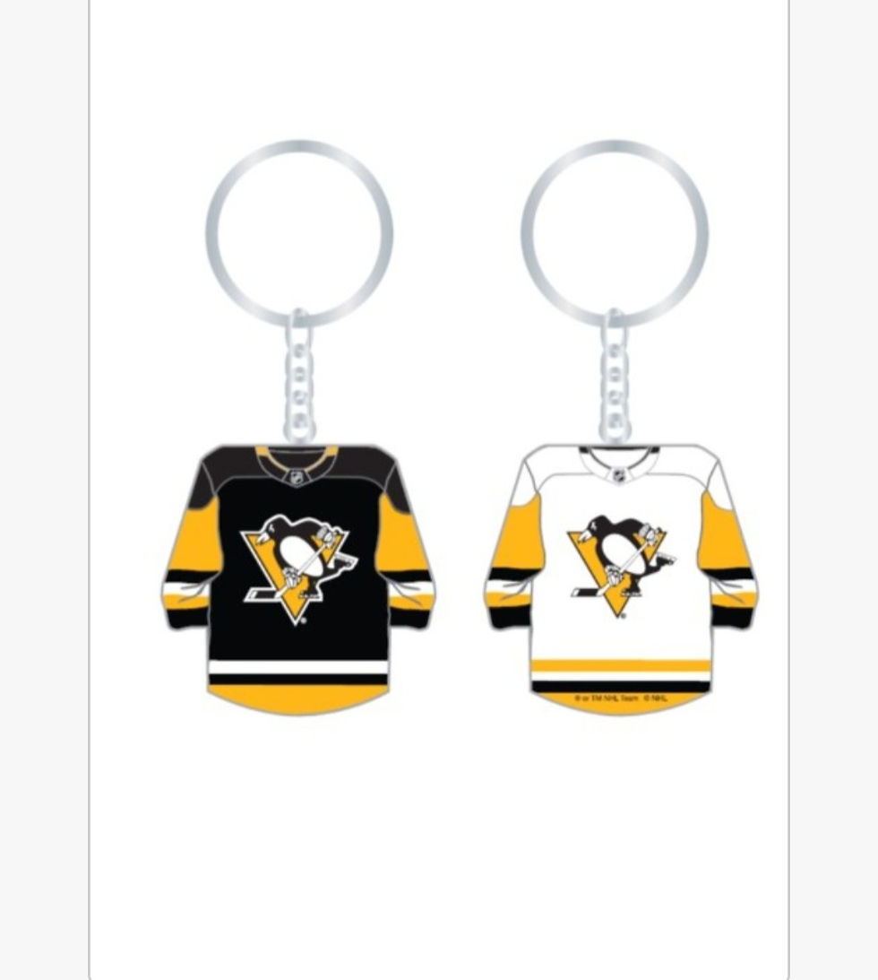 Pittsburgh Penguins Home Away Keychain