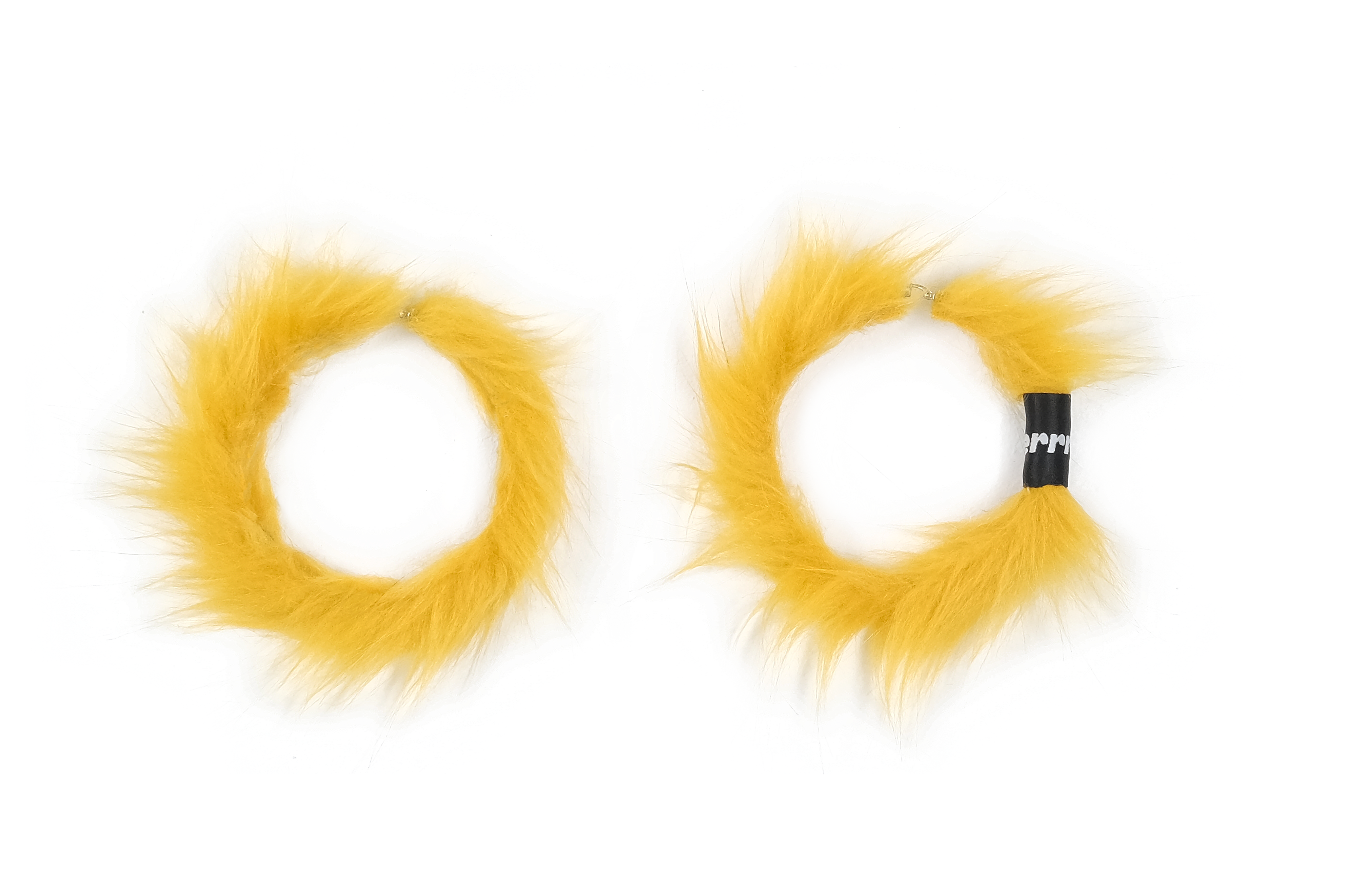 Fur Merrrit Mustard Hoops