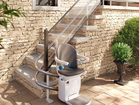 Et si vous optiez pour un monte-escalier extérieur ? 