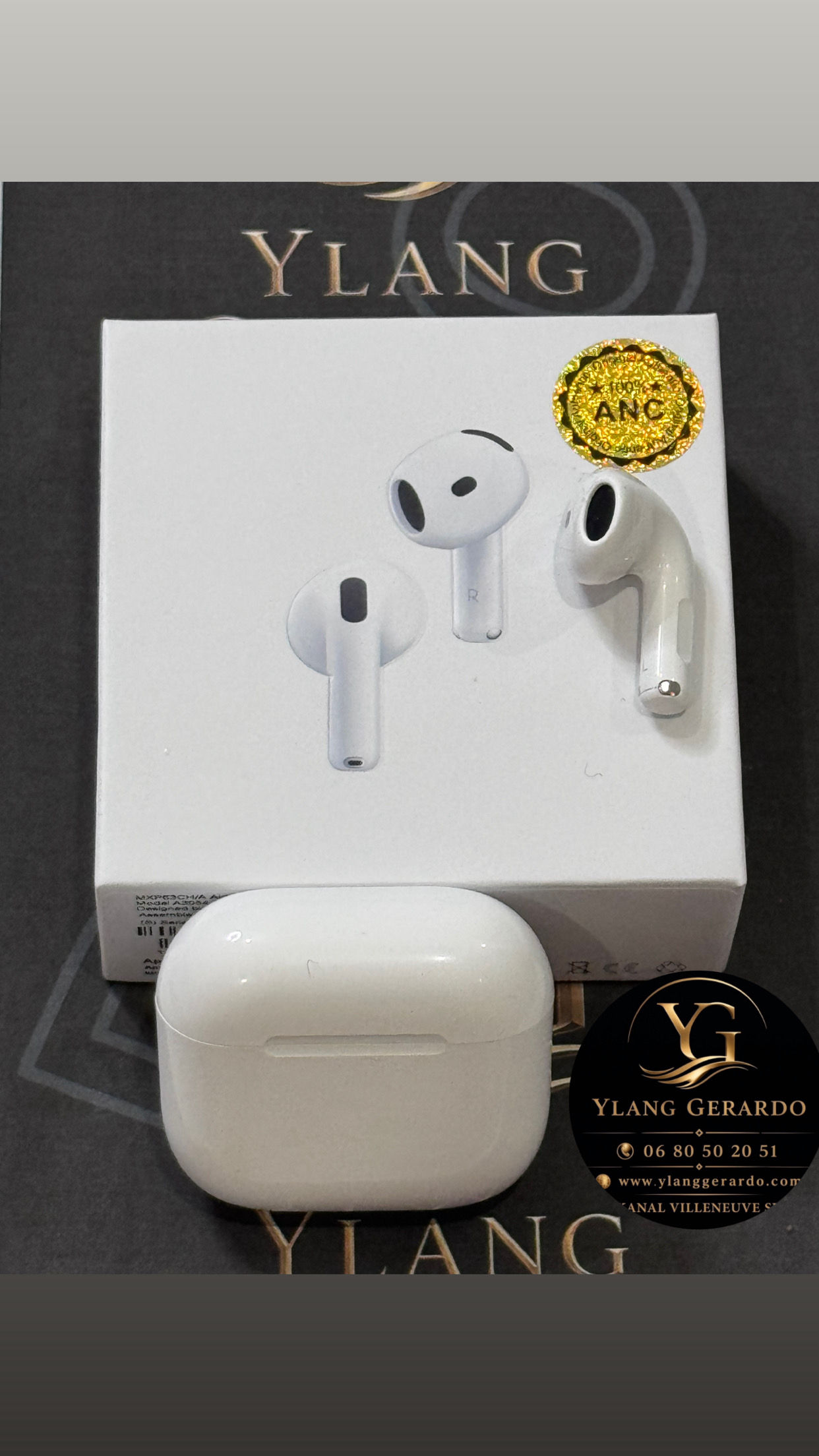AirPods 4 avec réduction active du bruit