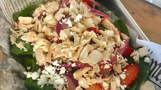 Strawberry Spinach Salad
