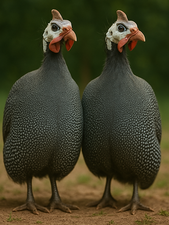 Pandeiro y Gaita gallina guinea.png
