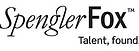 SpenglerFox logo with “Spengler” in a script font, “Fox” in bold sans-serif, and the tagline “Talent, found.” underneath.