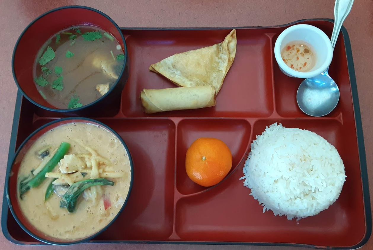 Arranged Food and Objects