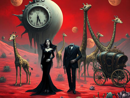 Echoalia standing at the entrance to the hallowed zoo on Mars