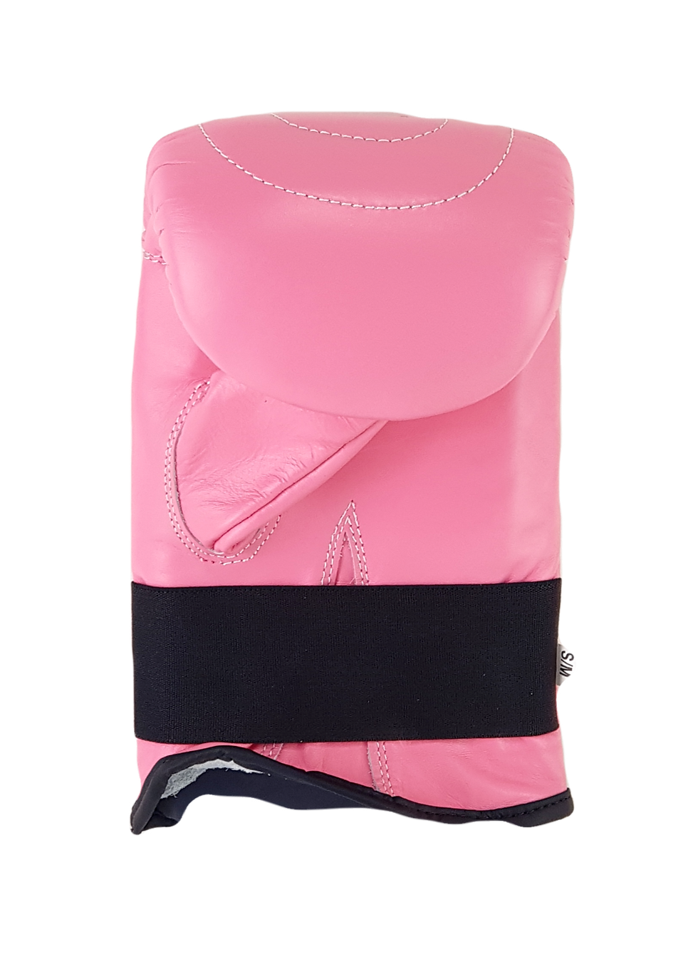 Thumbnail: Leather Bag Mitts Gloves-Pink