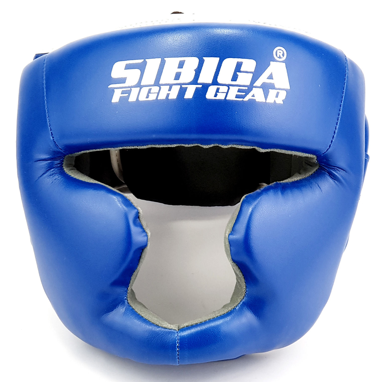 Synthetic Leather Headguard-Blue