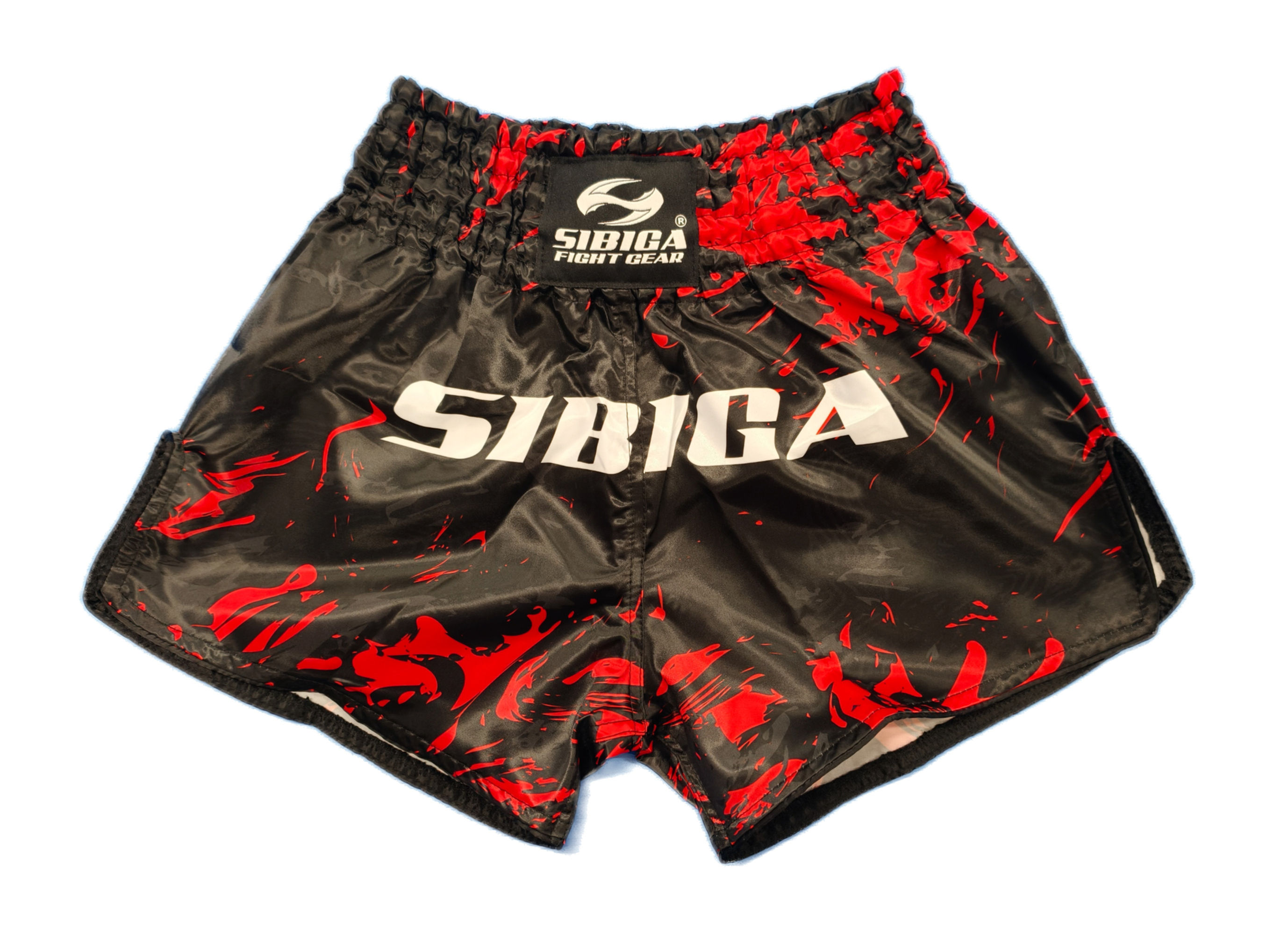 Black Red Muay Thai Shorts