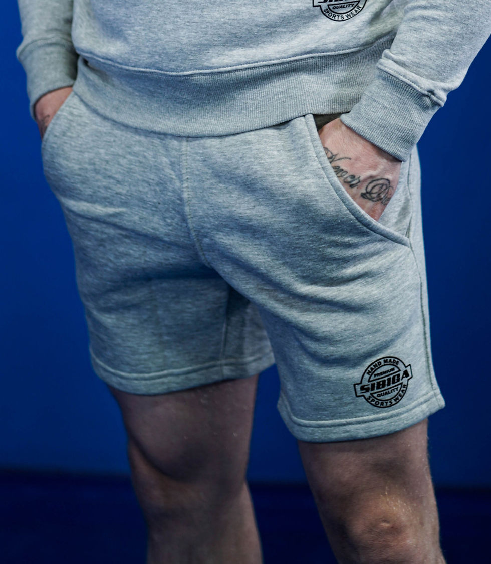Thumbnail: Grey Casual Cotton Shorts