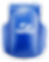 Thumbnail: Blue Synthetic Leather Body Protector front