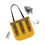 Thumbnail: Queen of Sheba Tote Bag | Saba Tilet : Yellow