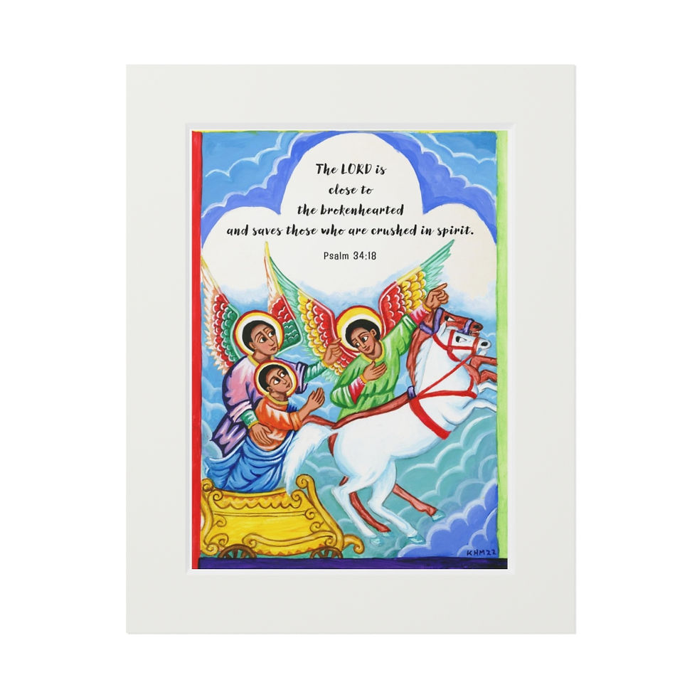 Thumbnail: Celestial St. Kyriacos Art, A Tale of Unshakable Faith, Embrace Hope