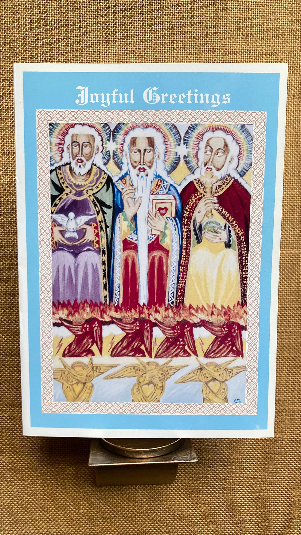 Thumbnail: Three into One Christmas Card by Haile Maskel | Artistic Faith Greeting