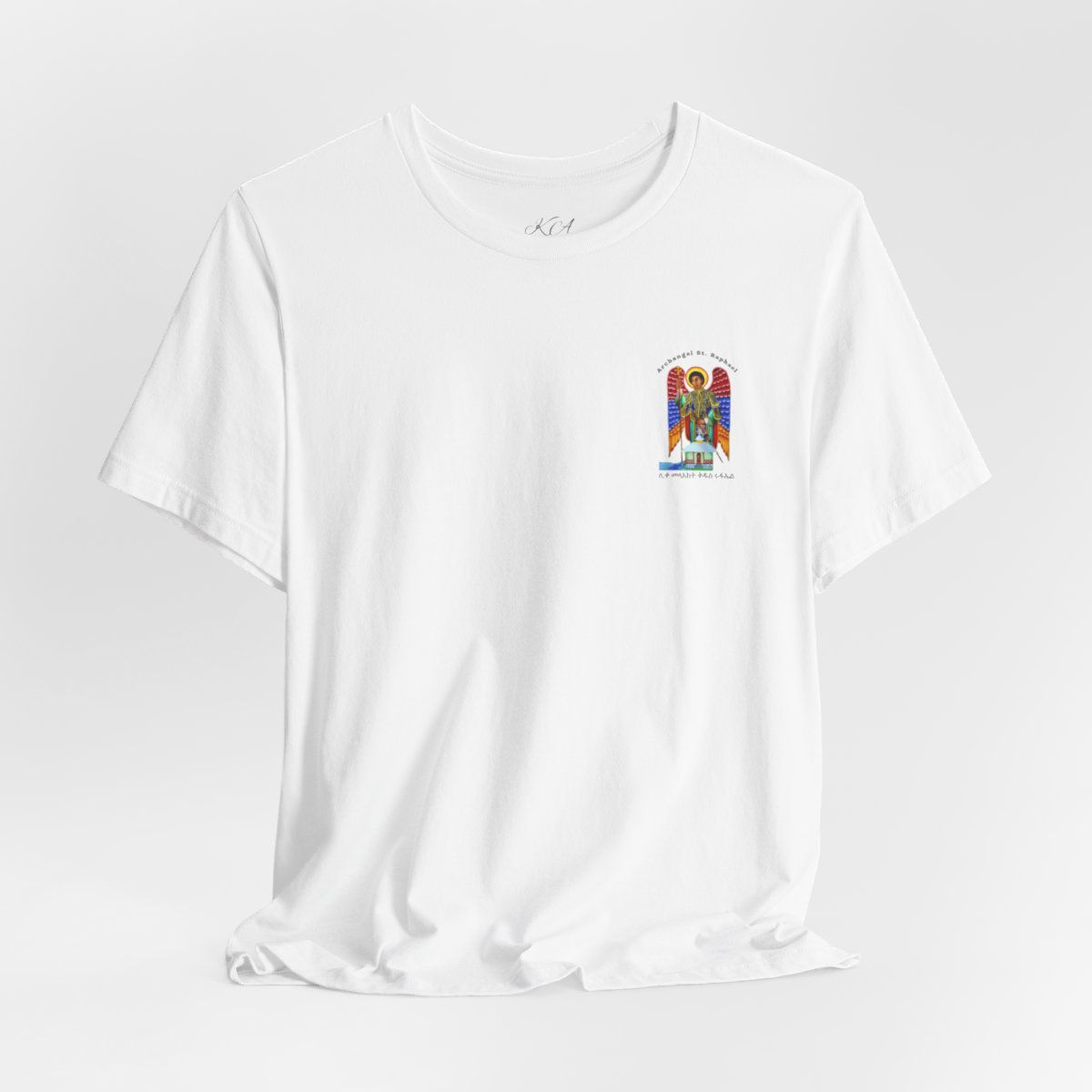 Archangel Raphael Tee | Ethiopian Sacred Art