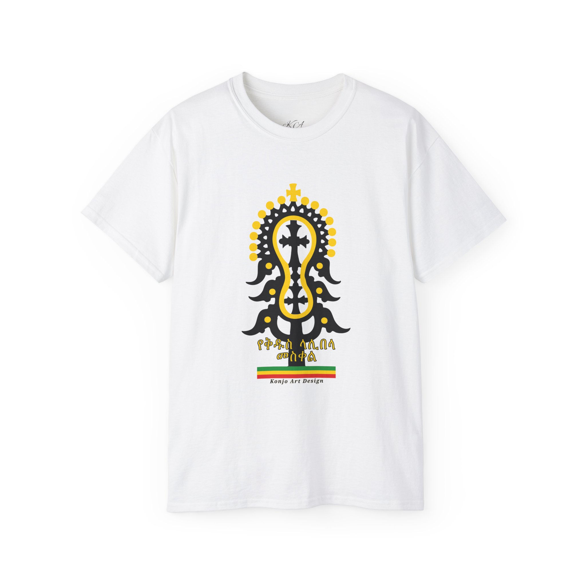 Lalibela Cross T-Shirt | Orthodox Tewahedo Christian Tee