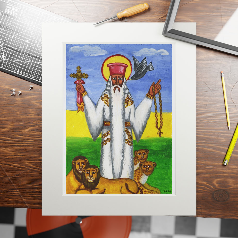 Thumbnail: Abune Gebre Menfes Kidus Print