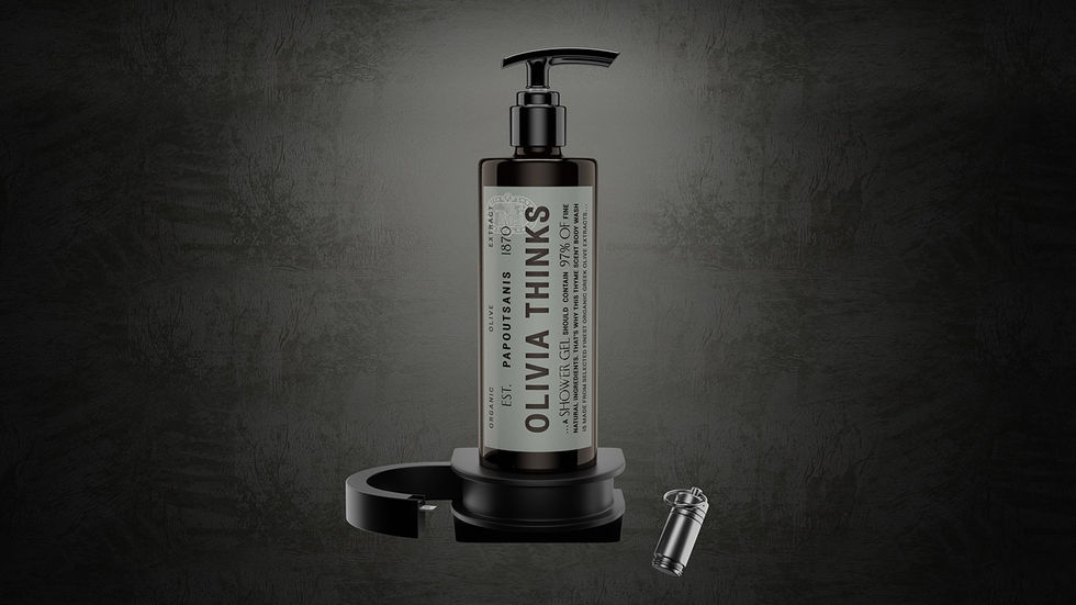 vasilatos, 3d product visualization, 3d mock up, 3d soap