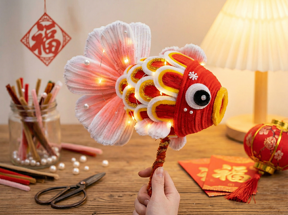 扭扭棒錦鯉工作坊