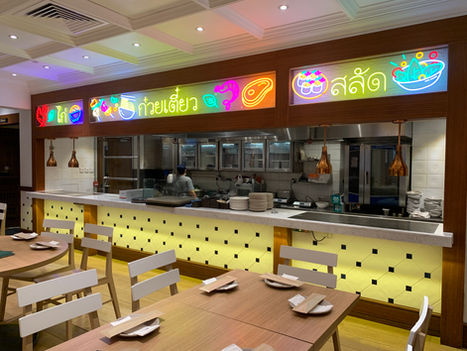 Thai Market@ Restaurant LED Neon Sign Decoration