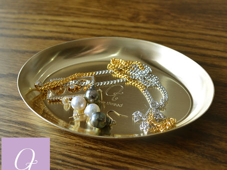 ソリッドブラス 真鍮オーバルトレイ