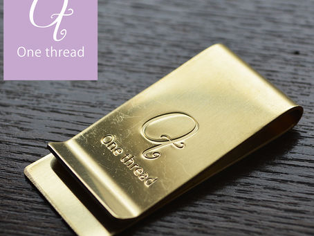 ソリッドブラス 真鍮マネークリップ