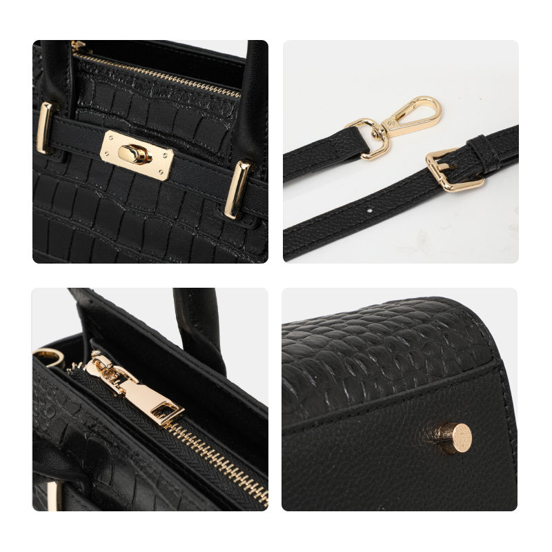 Thumbnail: Leather  bag,women's handbag, cowhide cross-body bag, 2024 new style, light and 