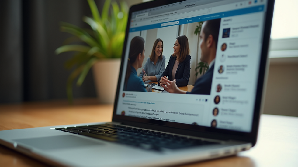 Close-up view of a laptop screen showing a community forum discussion