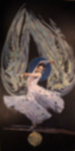 梦之舞_The Dream of Dancing_72X36英尺_现代重彩画
