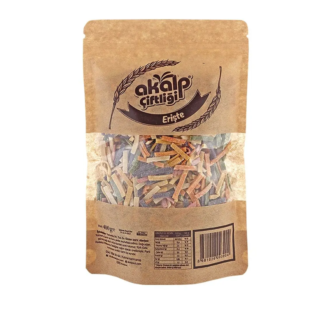 Ev Yapımı Sebzeli Erişte 400 Gr