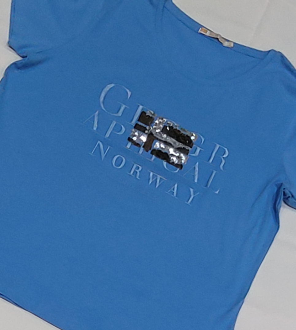 Girls Top - Geographical Norway - Blue_4_edited