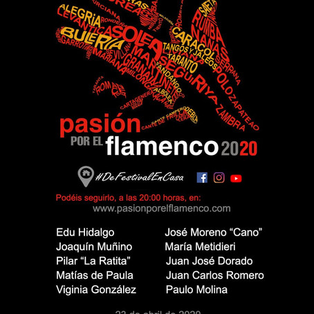 El circuito "Pasión por el Flamenco" ofrece un concierto online promovido por la Diputación de Badaj