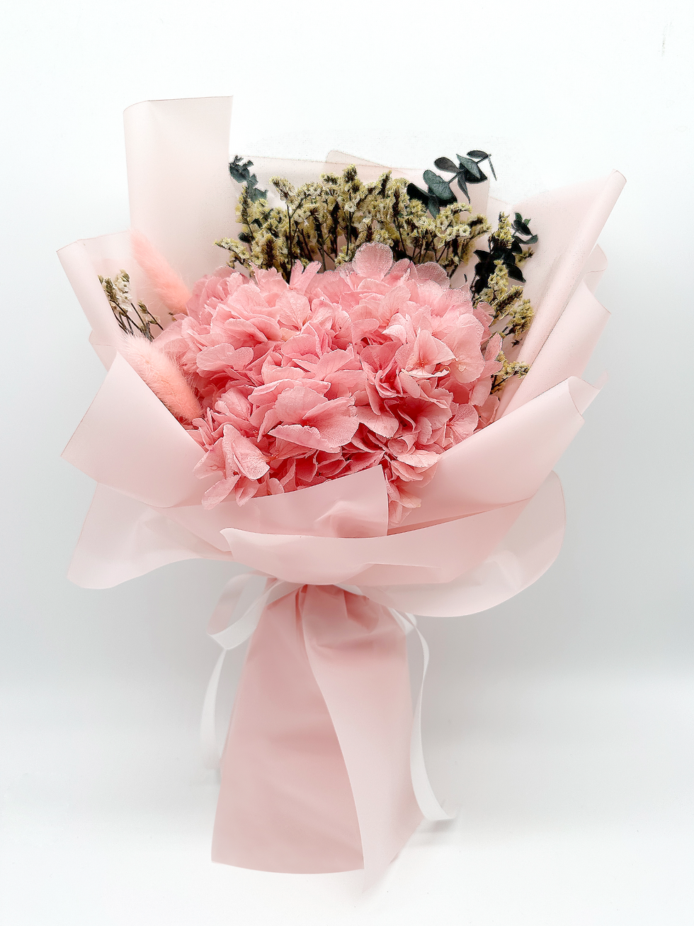 Thumbnail: Pink Hydrangea Flower Bouquet