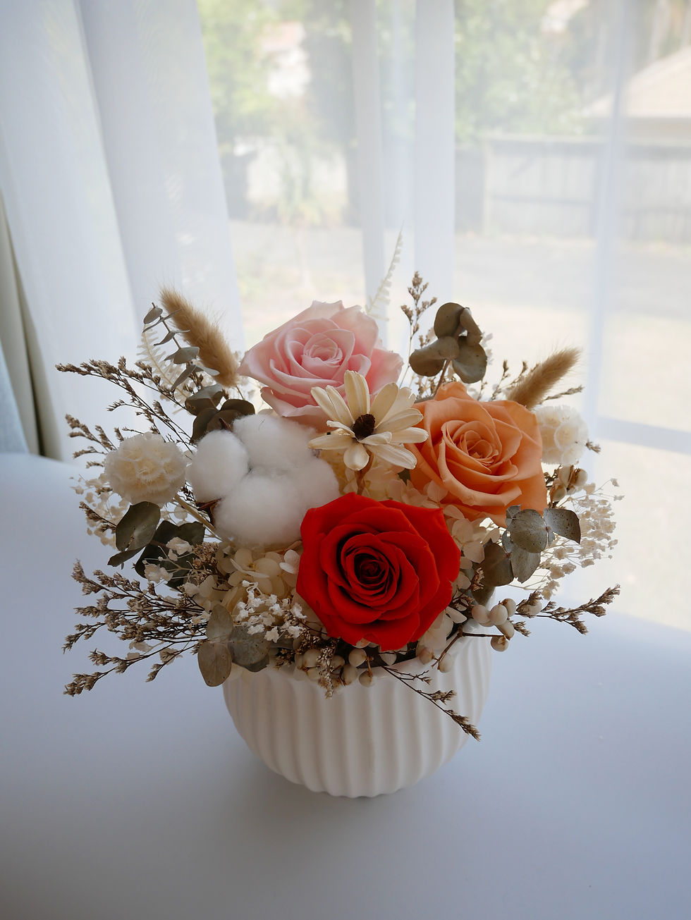 Thumbnail: Sunset Hue Vase Arrangement