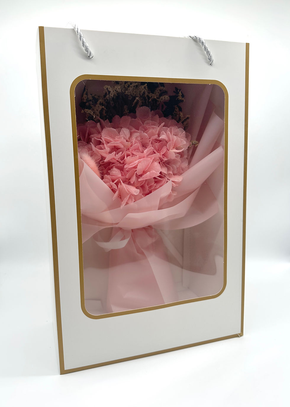 Thumbnail: Pink Hydrangea Flower Bouquet