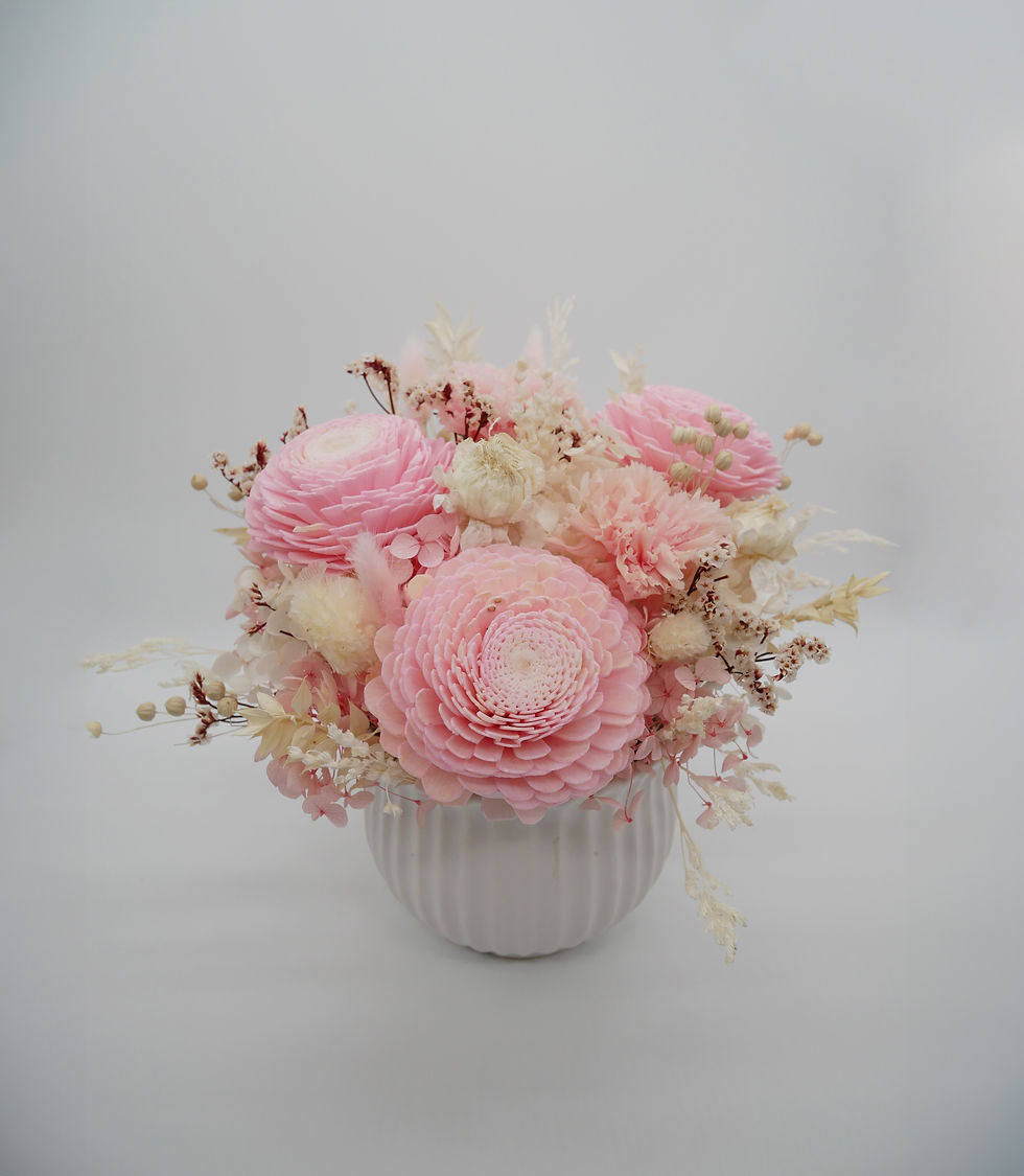 Thumbnail: Peach Carnation Vase Arrangement