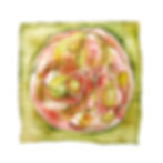 Cell Flesh, 2020. Mixed media on paper.