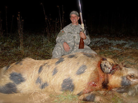 Hog hunting...it’s an even match