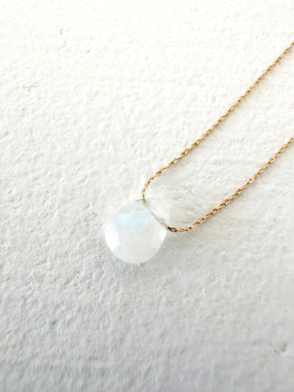 Miniature : Collier Goutte Pierre de Lune