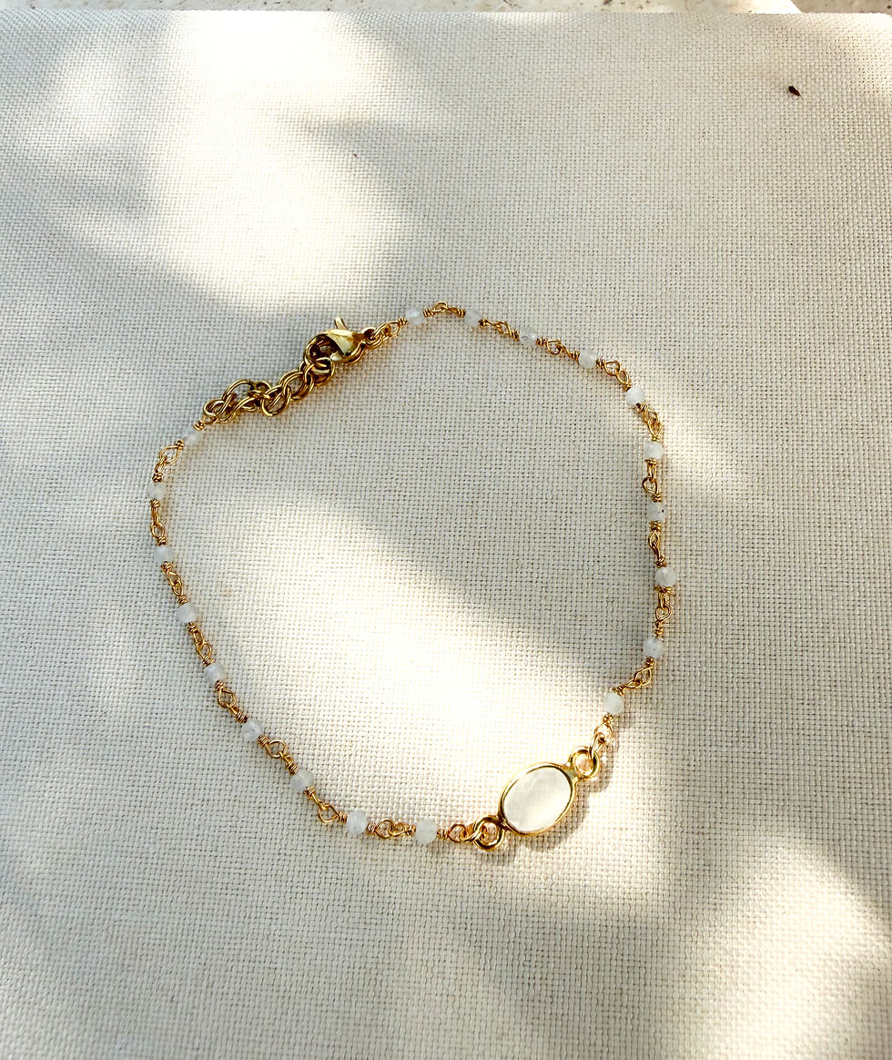 Miniature : Bracelet Baya - Pierre de lune