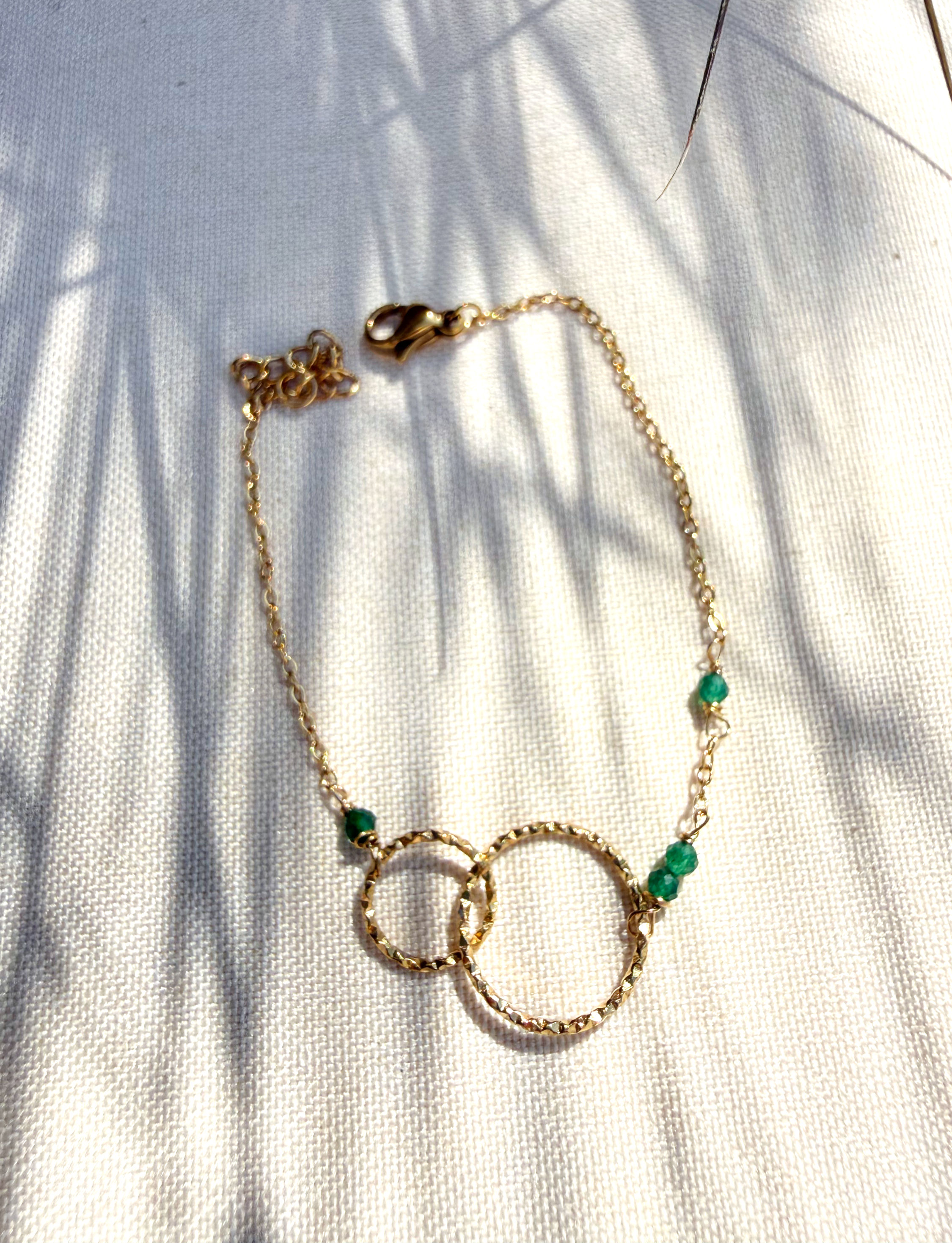 Bracelet Basma - Onyx verte