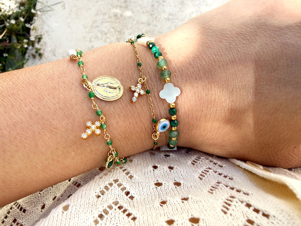 Miniature : Bracelet Blandine - Rubis