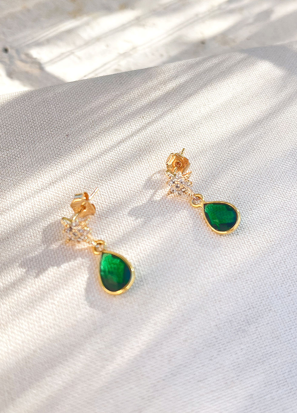 Boucles Sia Onyx verte