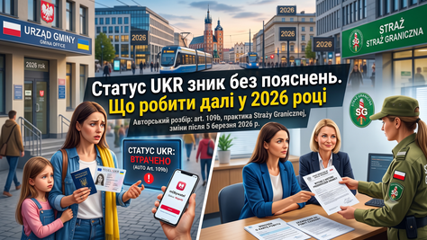 Статус UKR зник без пояснень. Уряд гміни лише запитав, чи їздила в Україну. Що робити далі у 2026 році