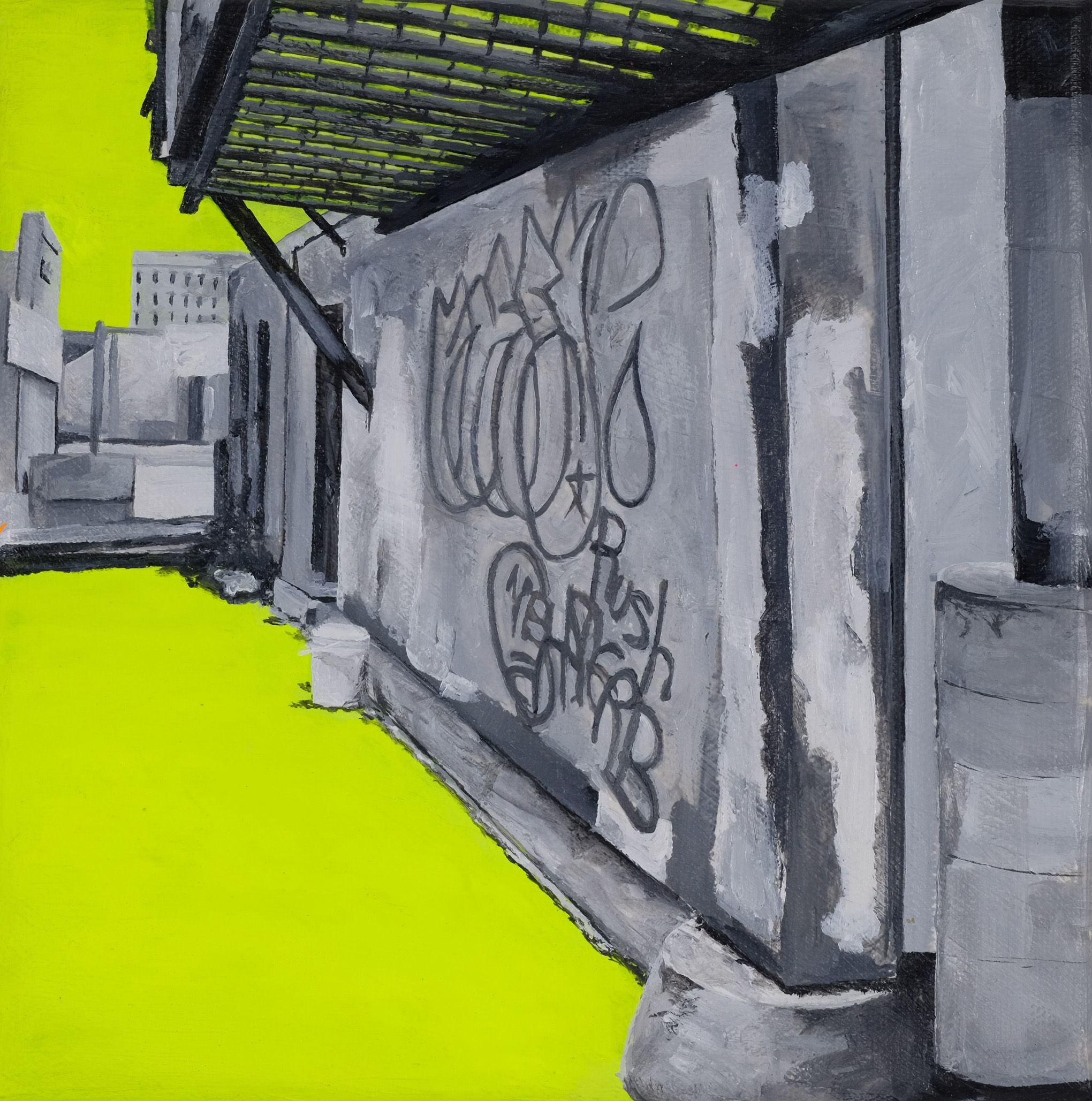 By 22nd x Luminous Lemon Yellow (8 x 8 in / 20.32 x 20.32 cm)