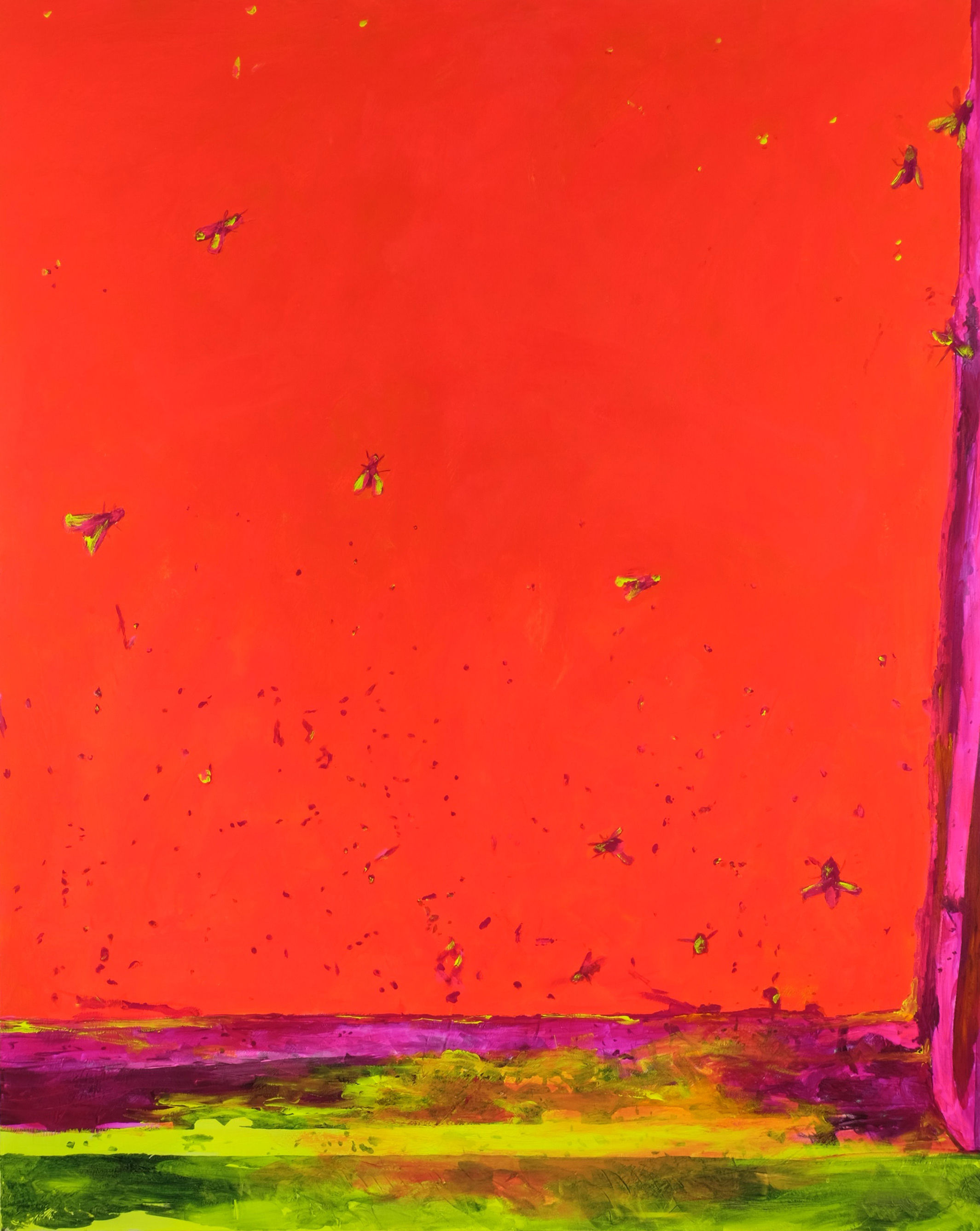 Fireflies (48 x 60 in / 121.92 x 152.4 cm)