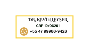 Nome Dr. Kevin Leyser, número do registro no CRP, 12/06291 e o número de contato whatsapp +55 47 999669428