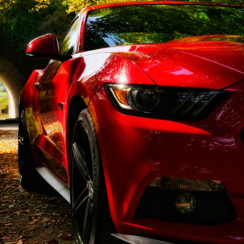 Mustang GT in rot schwabenphotographics