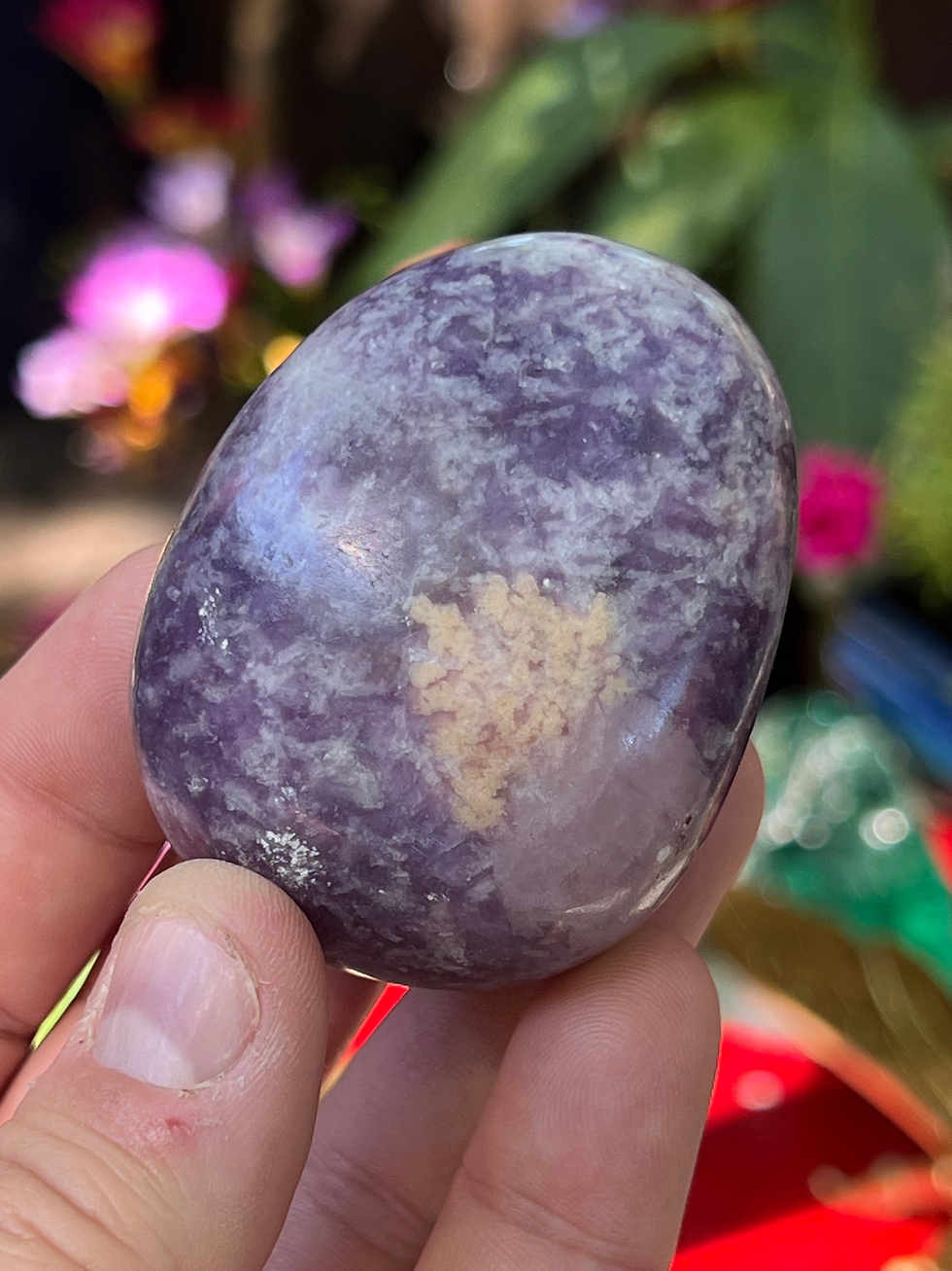 Thumbnail: Lepidolite Palm Stone