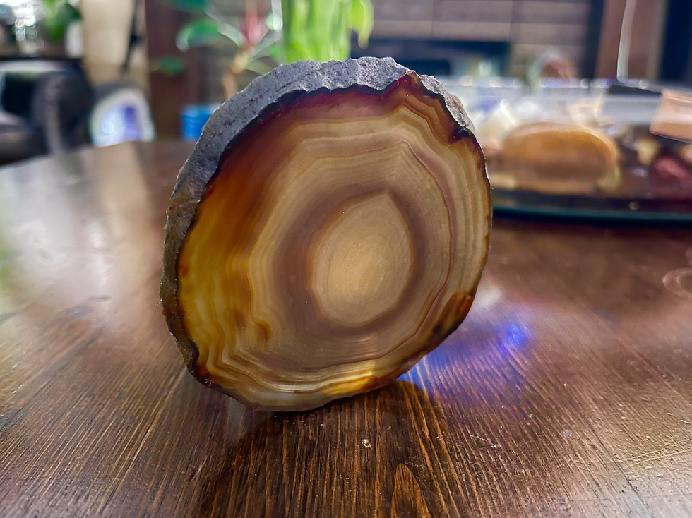 Thumbnail: Agate Tea Light Candle Holder